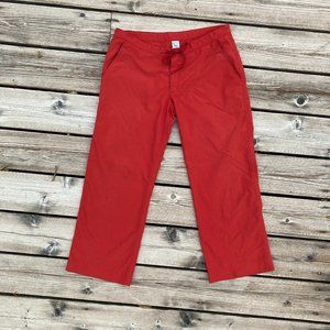 Women's Patagonia Watergirl Red Cropped Pants - Size Small